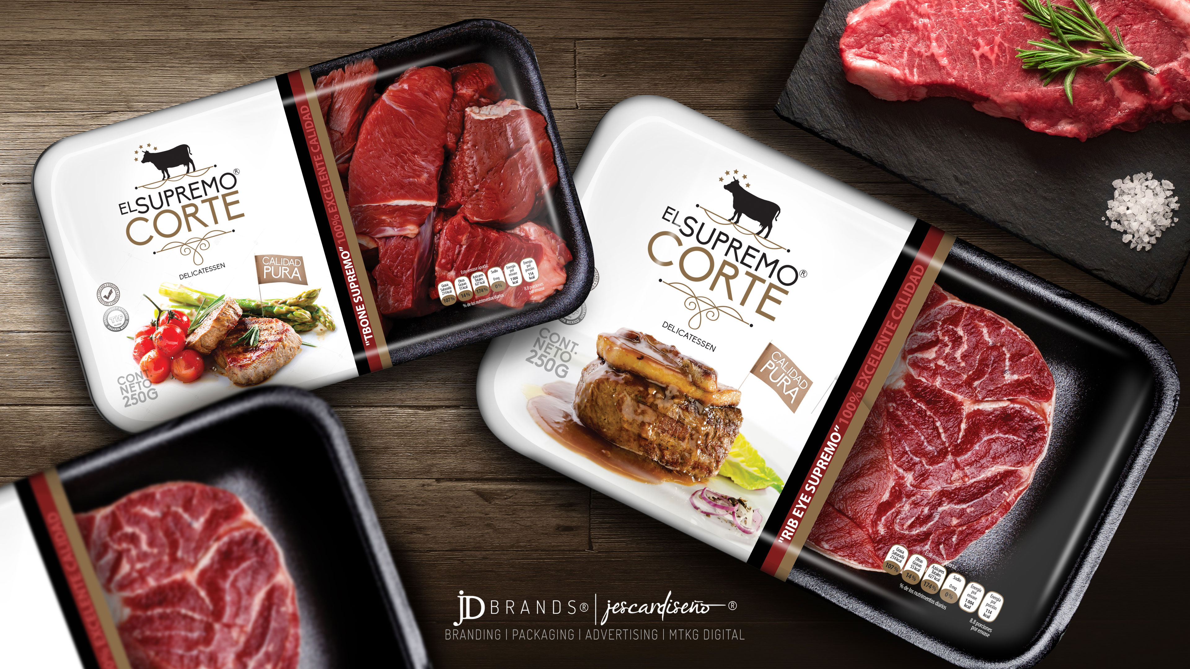 1 8 elcortesupremo carnes packaging branding jescardiseno portafolio web 2024